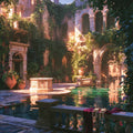 Courtyard Reflection Pool — Printed