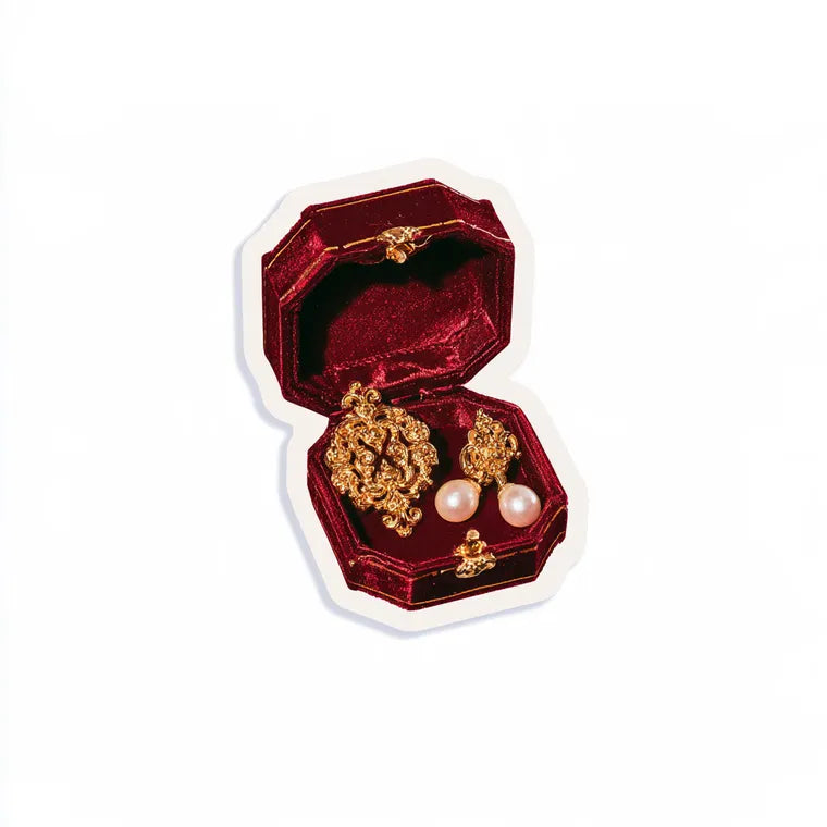 Crimson Jewelry Box — Printed