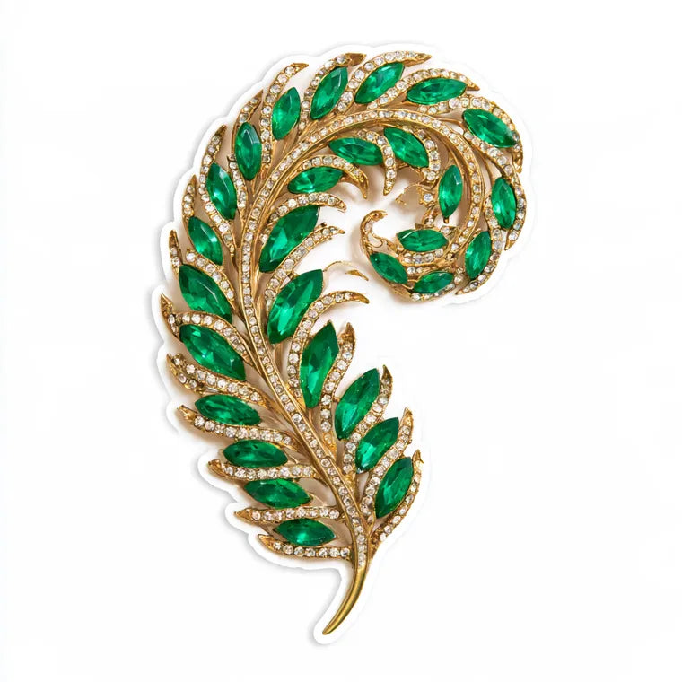 Curled Emerald Fern — Printed