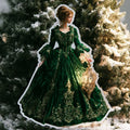 Emerald Christmas Lady — Printed