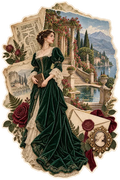 Emerald Lakeside Garden — Printed