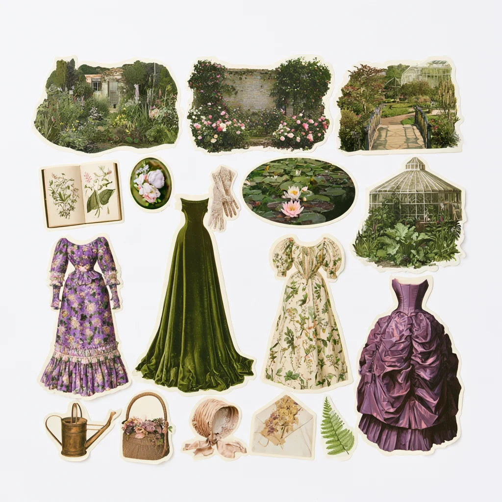 English Cottage Garden · Sheet I — Printed