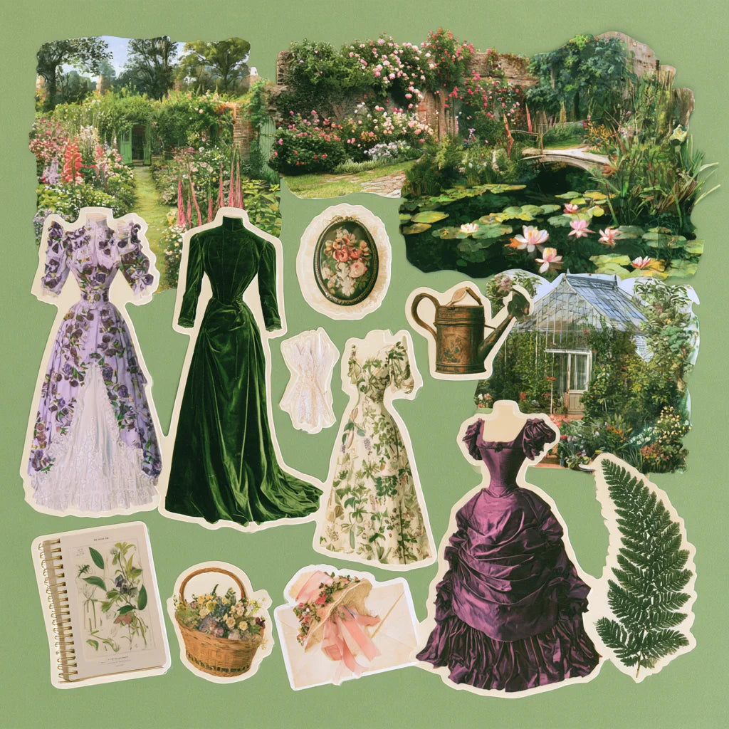 English Cottage Garden · Sheet II — Printed