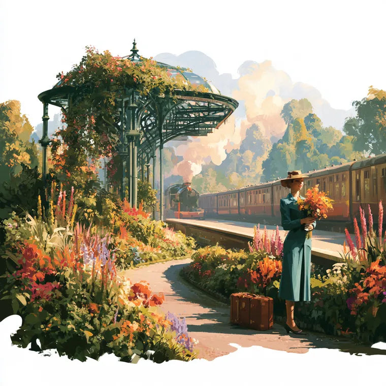 Flower Station Journey — Printed