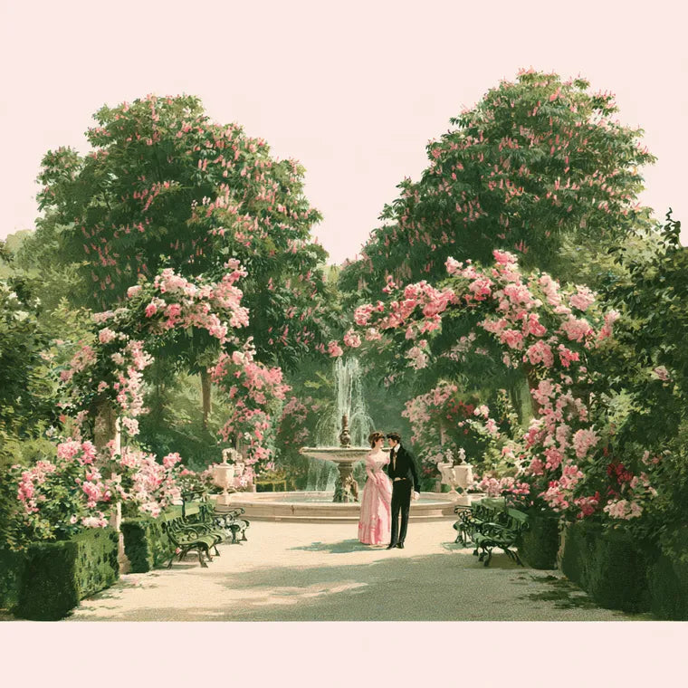 Fountain Garden Walk — Printed