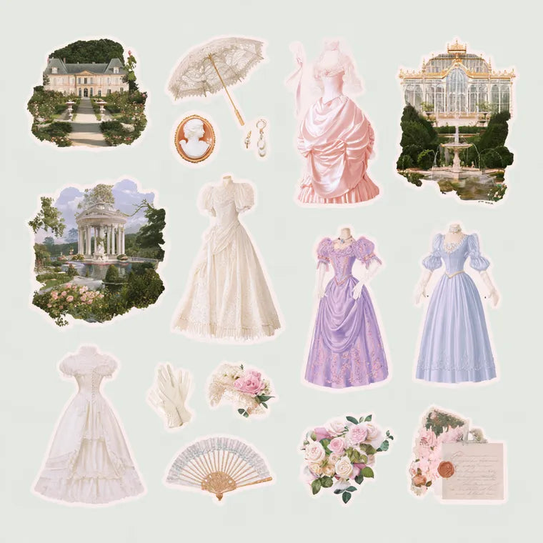 Garden Party Paper Dolls — Printed
