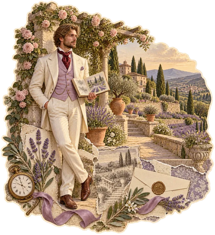 Gentleman in a Provençal Garden