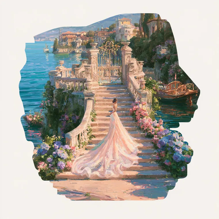 Gondola Garden Stairs — Printed