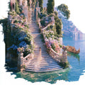 Hydrangea Staircase — Printed