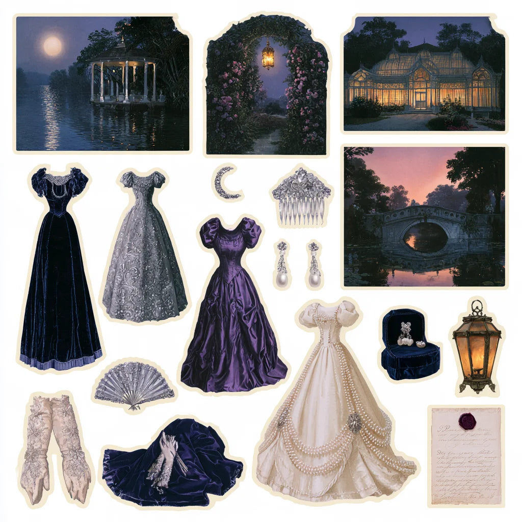 Moonlit Garden · Sheet I — Printed