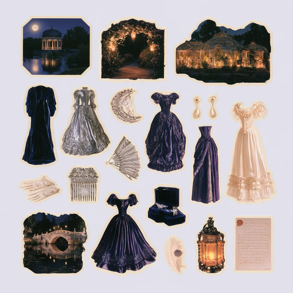 Moonlit Garden · Sheet II — Printed