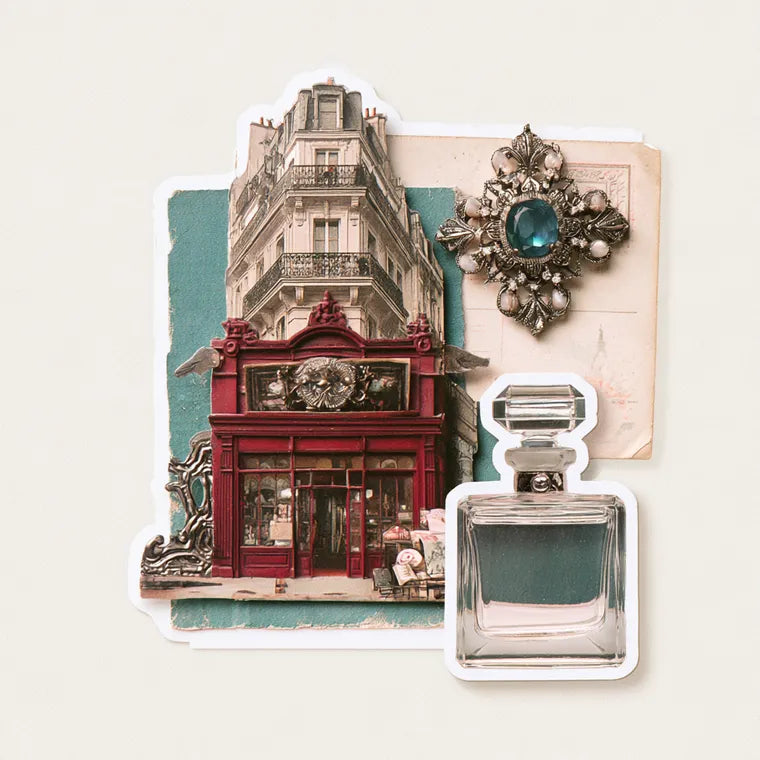 Paris Perfumery Collage