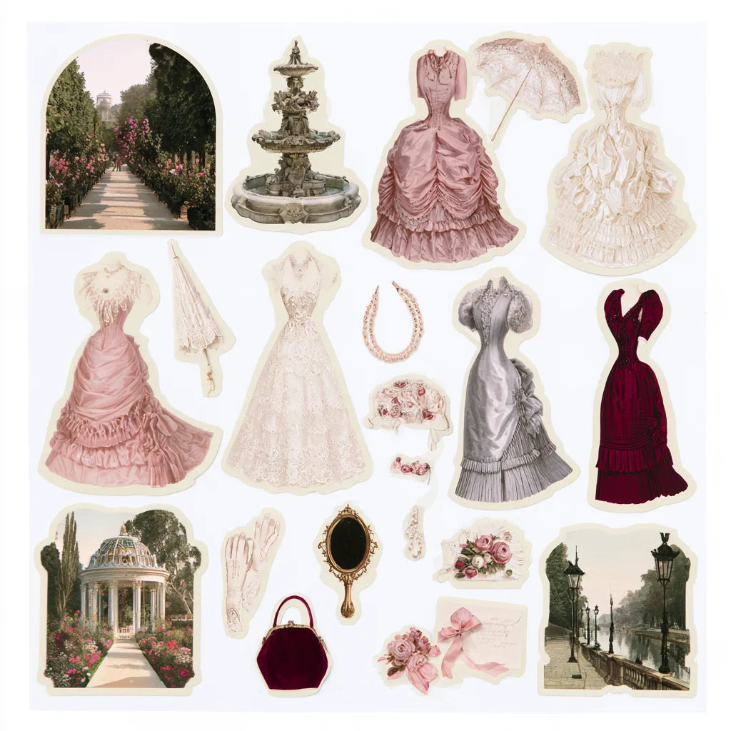 Paris Rose Garden · Sheet II — Printed