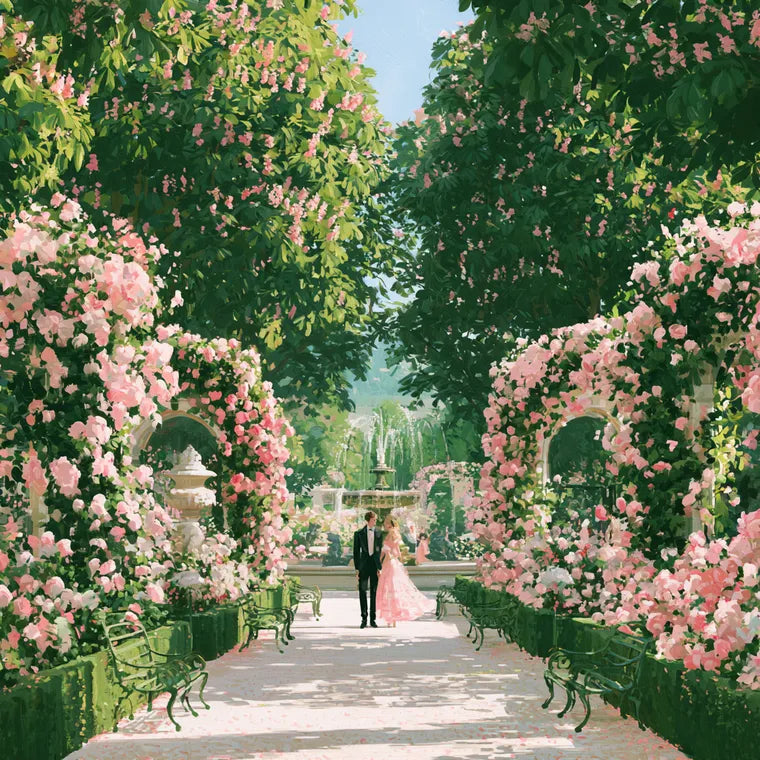 Parisian Garden Avenue
