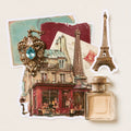 Parisian Souvenir Collage — Printed