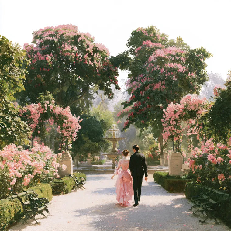 Promenade in Bloom — Printed