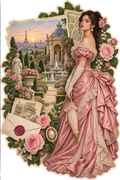 Rose Garden in Paris — Printed