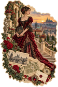 Ruby Gown in Prague