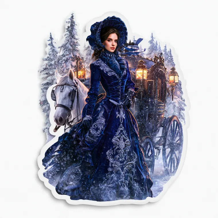 Sapphire Carriage Lady — Printed