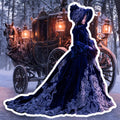 Sapphire Velvet Train
