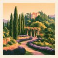 Tuscan Lavender Path — Printed