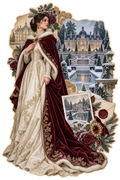Winter Château Garden