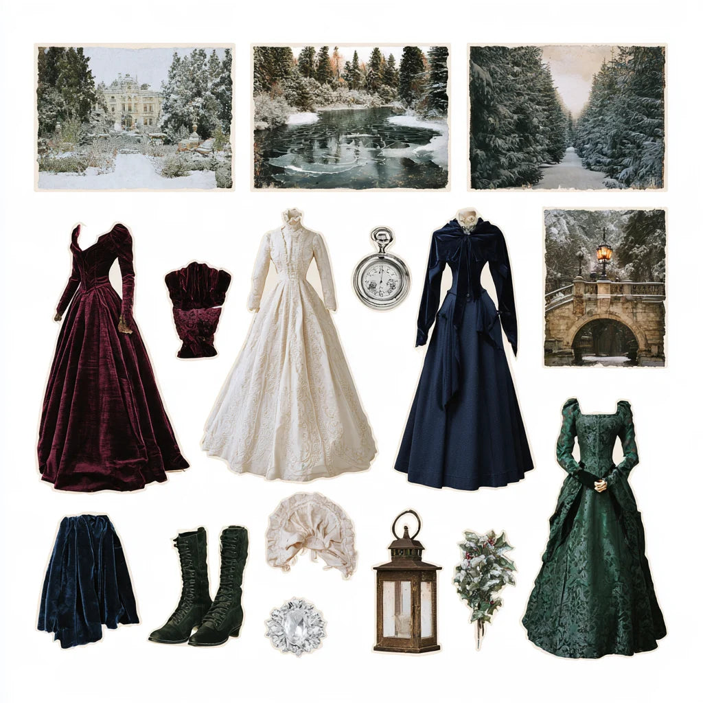 Winter Promenade · Sheet III — Printed