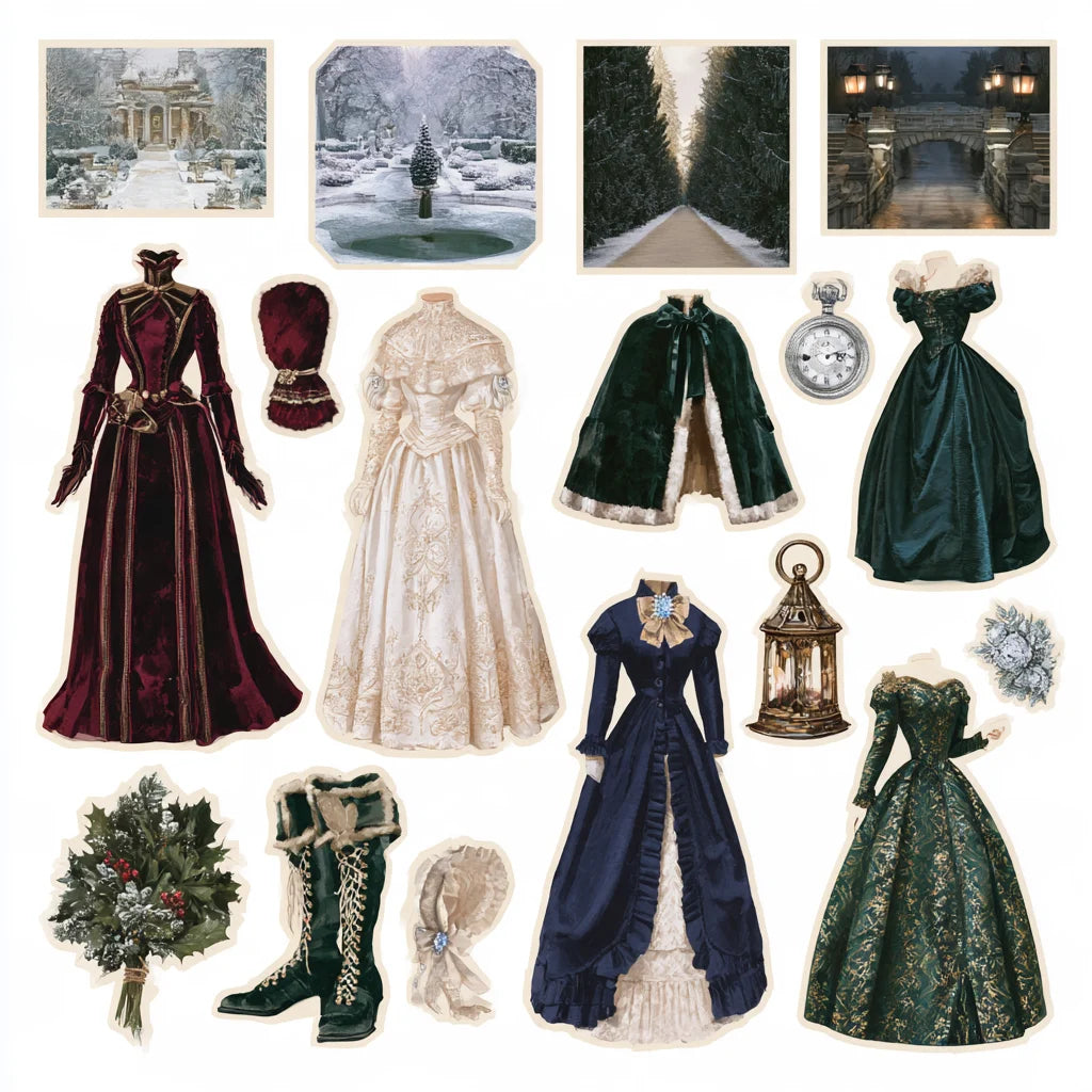 Winter Promenade · Sheet IV — Printed